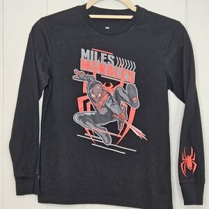 Marvel Spiderman Miles Morales Youth Small Spider On Sleeve